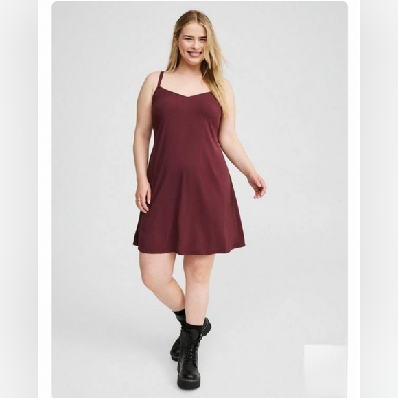 NWT Torrid 2 Sassafras Mini Stretch Challis Slip Dress 2X 18 20 - Picture 3 of 7